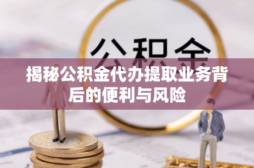 汉南揭秘公积金代办提取业务背后的便利与风险