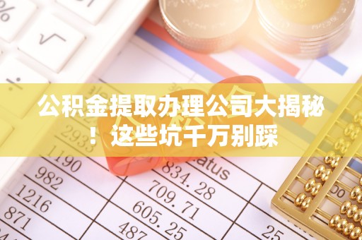 汉南公积金提取办理公司大揭秘！这些坑千万别踩