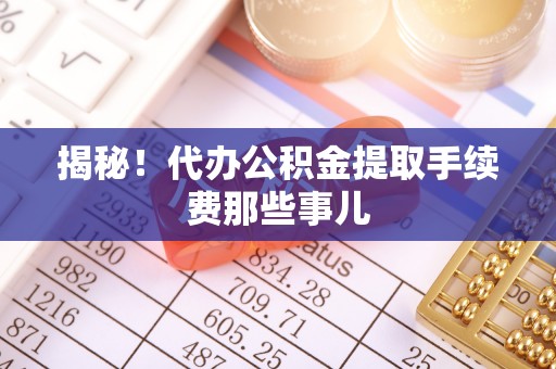汉南揭秘！代办公积金提取手续费那些事儿