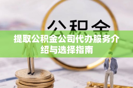 汉南提取公积金公司代办服务介绍与选择指南