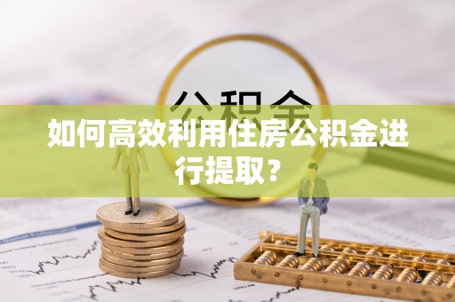 汉南如何高效利用住房公积金进行提取？